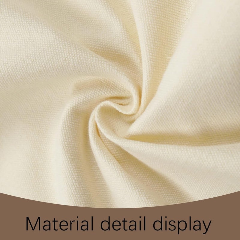 ORJ 6 PCS 15 x 16 Inch Blank Canvas Tote Bags for sublimation, DIY customization blank polyester tote bags - Image 2
